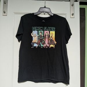 Demon Slayer Black T Shirt Sz M